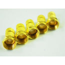 5 pcs F-Type Twist-On Coaxial Cable RF Connector Plug Male