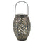 Solar LED Hanging Light Retro Hollow Metal Cloud Lantern Outdoor Decor Lamp