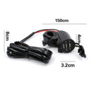 Dual USB DC 12V/24V Charge Socket Power Adapter For Car Boat Truck Phone EEW