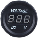 12V-24V Car Motorcycle LED Digital Display Voltmeter Waterproof Meter BLUE P1G4