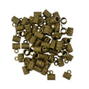 50pc Pendant Bail Connector Pendant Jewelry Making Findings DIY Bronze