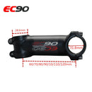 Ec90 Aluminum + Carbon Fiber Riser Rod Stem Carbon Fiber Bicycle Ultra-Ligh