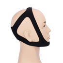 Snore Stop Belt Anti Snoring Cpap Chin Strap Sleep Apnea Jaw Solution Black PTEU