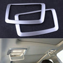 2x ABS Chrome Rear Make-up Mirror Frame Trim Fit For BMW 7 Series F01 F02 10-15