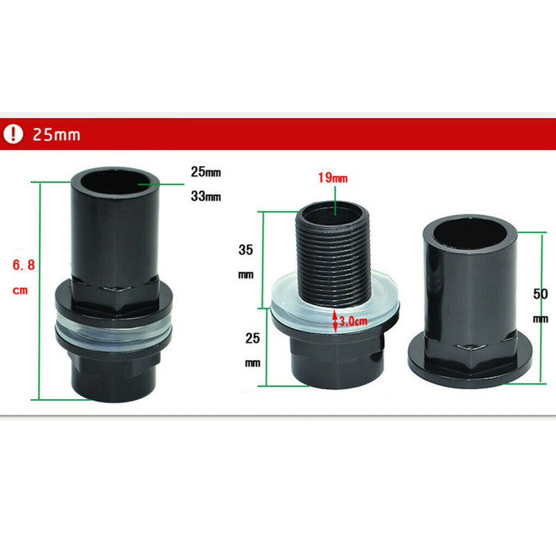 Pipe Joint Adapter Tube Pipe Joint Adapter For Building Material  Black Adapter