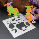 Dairy Cattle Cow Craft Puzzle Die Cutting Stencil Scrapbooking DIY Decor