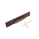 Classical Guitar Wooden Bridge Imitation Cattle Bone Nut Saddle Set Kit Deluxe