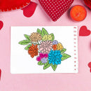 Transparent Silicone Seal Stamp for DIY Scrapbooking Flower Embossing (B) A