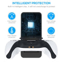 Dual Charger Controller Charger USB Fast Charging Dock LED Display Light