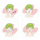Facial Cleanser Electric Waterproof Scruber Exfoliate Silicone Cleaning Brush