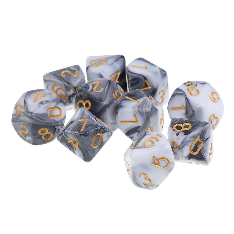 20pc D10 Polyhedral Game Dice for RPG Dungeons and Dragons Party Games