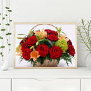 Full Round Drill 5D Rhinestone DIY Bouquet Flowers Diamond Painting (c1041)