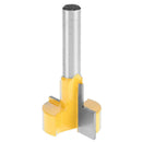 8mm Shank Router Bit T-Type Slotted Milling Cutter Carbide Woodworking Tool