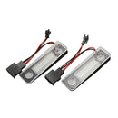2X Car White Canbus Error Free Led License Plate Light for Skoda Octavia Ro