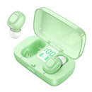 XG21 TWS Stereo BT5.0 Wireless HiFi Earphones with Digital Display Charging Case