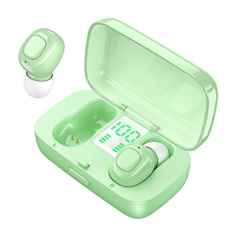 XG21 TWS Stereo BT5.0 Wireless HiFi Earphones with Digital Display Charging Case