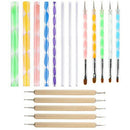 18PCS Mandala Dotting Tools Set Embossing Stylus Large Dotting Rods for Pai