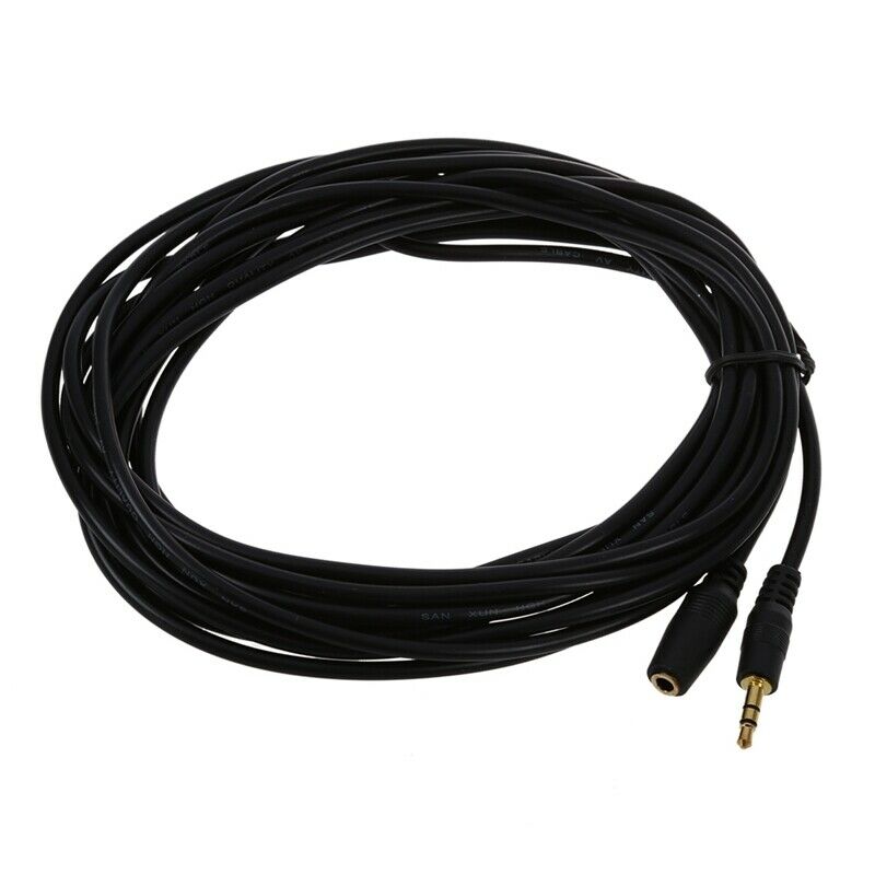 5 Meters 3.5mm Plug Male to Female Audio Extended Cable C4R6