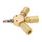 1/4 inch 3-Ways Flat Hex Manifold Brass Air Connector in dustrial Air Hose  C5R8