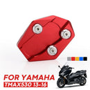 New Red Foot Kickstand Enlarger Pad Plate For Yamaha TMAX XP 530 Scooter