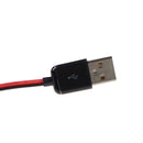 USB Crocodile wire Alligator clips Male of Female to USB tester Voltage Meter Bj