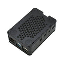 for Raspberry Pi ABS Case Enclosure Box V4 Updated for Raspberry Pi 4B(Blac