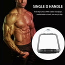 Cable Attachment Exercise With Rubber Handgrips Indoor Sports Single D Handle