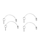 4pcs 316 Stainless Boat Top Quick Release Ball Spring Pin with For Marine Boat