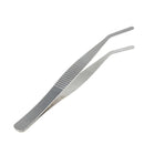 Curved Round Tip Stainless Steel Tweezers 12 cm / 4.7 inch Lab