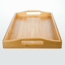 Solid Wood Flat Tea Tray Coffee Food Drink Serving Table 38*25cm Newest Useful