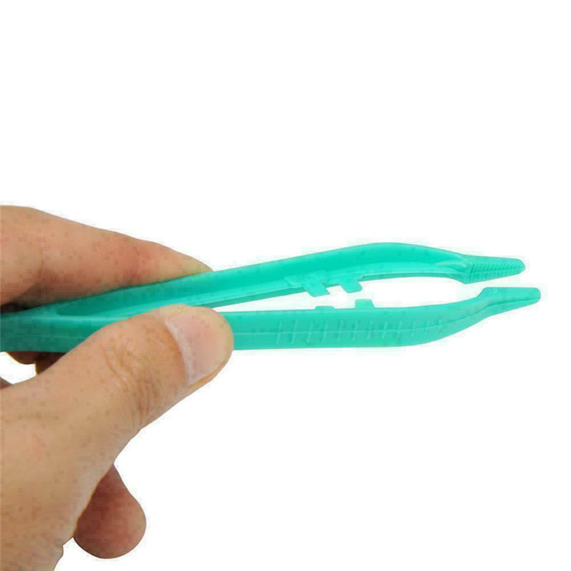 Reptile Plastic Feeding Tongs Live Food Feeding Tweezers NICE