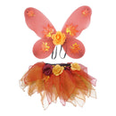 Orange Maple Leaf Kid Girls Butterfly   Halloween Dress Up Party Outfits