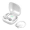 Bluetooth 5.0 Headset TWS Wireless Earphones Stereo Headphones Earbuds White