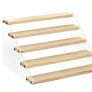 Multi-Purpose 5-Tier Display Rack Glasses Cars Toys Ladder Riser Stand