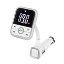 Car Auto Wireless FM Bluetooth4.0 Transmitter MP3 Dual USB Charger TF Card