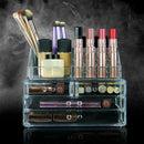Acrylic Clear Makeup Organiser Cosmetic Jewellery Drawer Case Box Storage S5L1