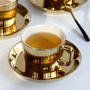 Gilded Tea / Coffee Cup And Saucer, Coffee Cup In