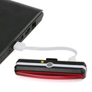 Cycling Bicycle Red LED Rear Lamp Taillight USB Rechargeable Bike Light 6 Modes