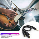3.5mm 3-Pole Plug to 3 Way Stereo Audio Headphone Splitter Adapter Cable A