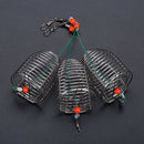2Pcs Wire Fishing Lure Conical Cage Fish Bait Lure Cage Small Fish Bait Cag