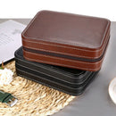 Black Zippered Watches Box Travel Case - Watch Organizer Collection - PU Le K4B2