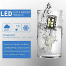 One Pair T20 15SMD 2835 LED Car Truck Turn Signal Lights Tail Lamp Bulb