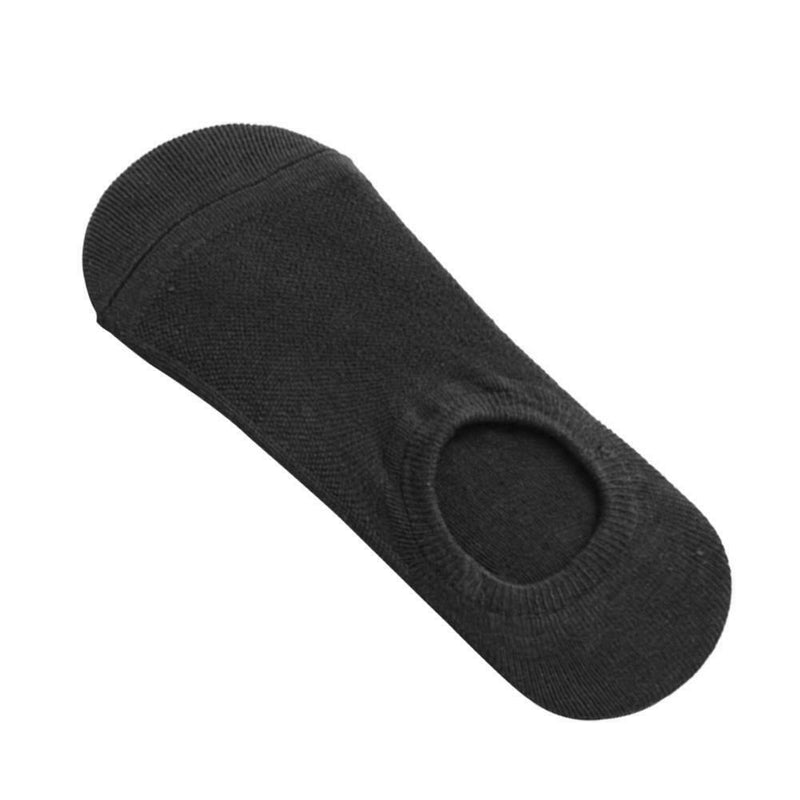 4 Pairs Men Cotton Socks Thin Solid Sports Breathable Non-slip Boat Socks A