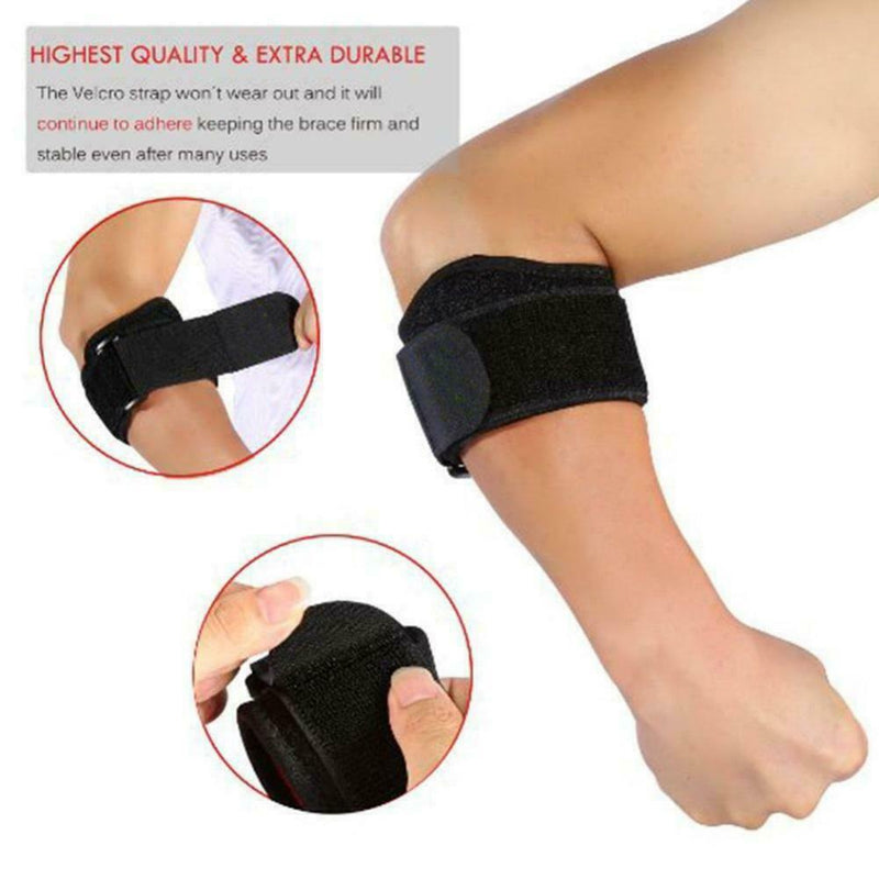 Adjustable Elbow Support Brace Strap Tennis Golf Sports Bandage Forearm New K1I0