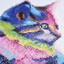 5D DIY Full Drill Square Diamond Painting Color Cat Cross Stitch Embroidery