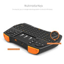 Mini Wireless Remote Control Keyboard Touchpad w/ White Backlit for TV Box PC bs