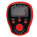 0-99999 Finger Counter LED Night Luminous Electronic Tally Counter (Red) A