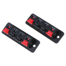 2Pcs 4 Positions Spring Connector Terminal Audio Speaker Terminals Wiring C-v
