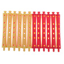 24 Pieces Salon Perm Rods Hair Roller With Rubber Band Curling Hairdressing