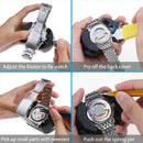 151Pcs Watch Repair Kit Watch Repair Tool Professional Spring Rod Tool Set